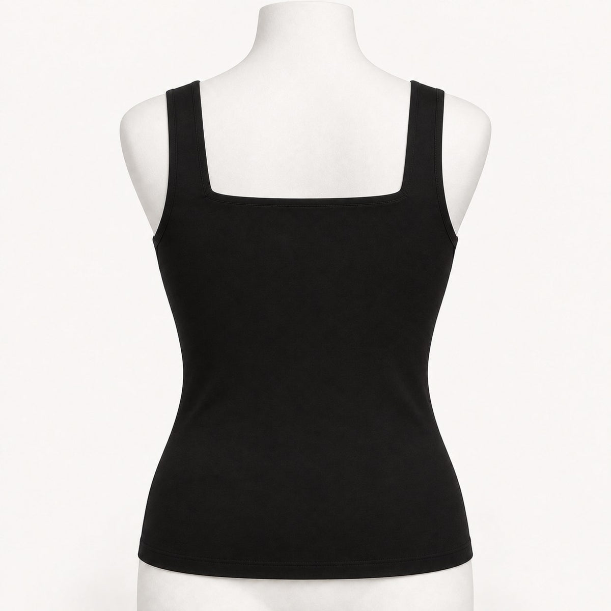 Black Bra-Free Tank, back