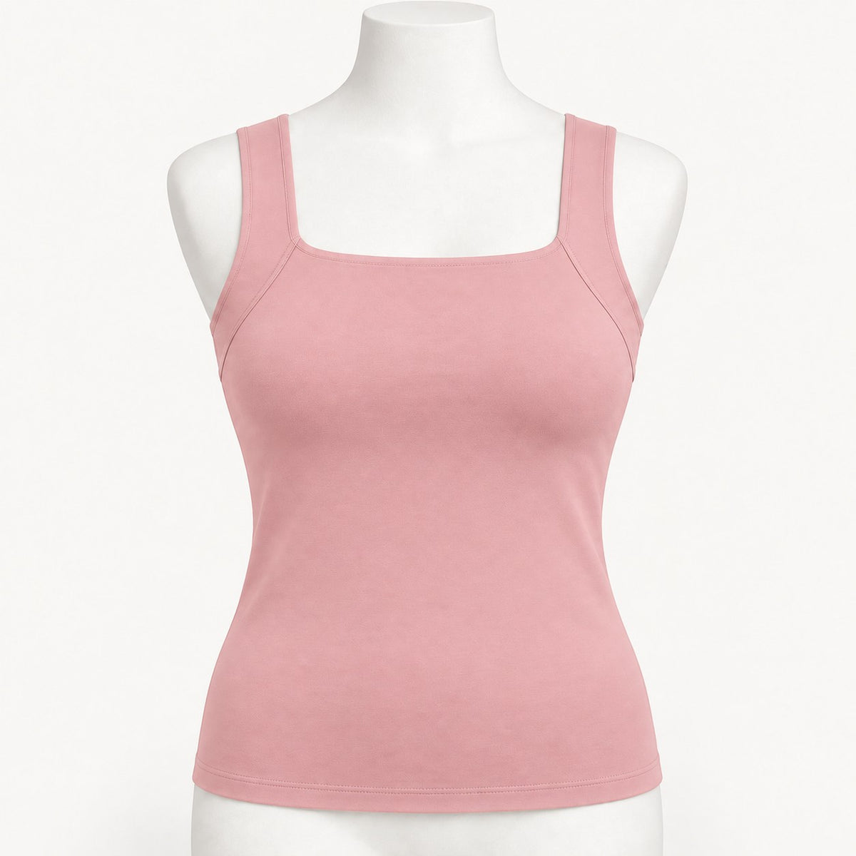 Blush Pink Bra-Free Tank, front
