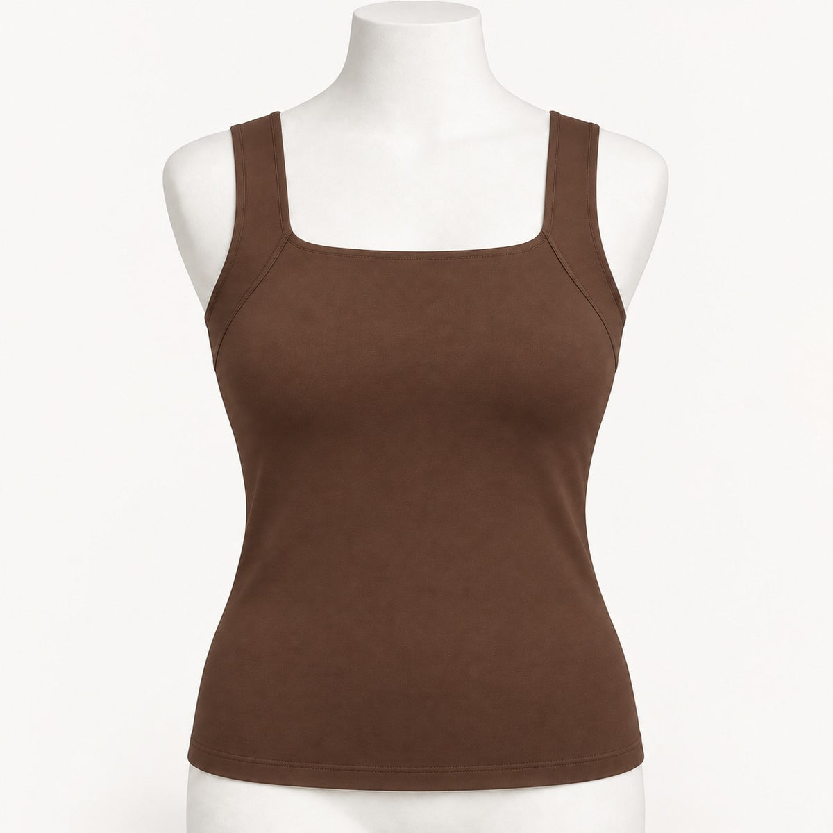 Coffee Bra-Free Tank, front