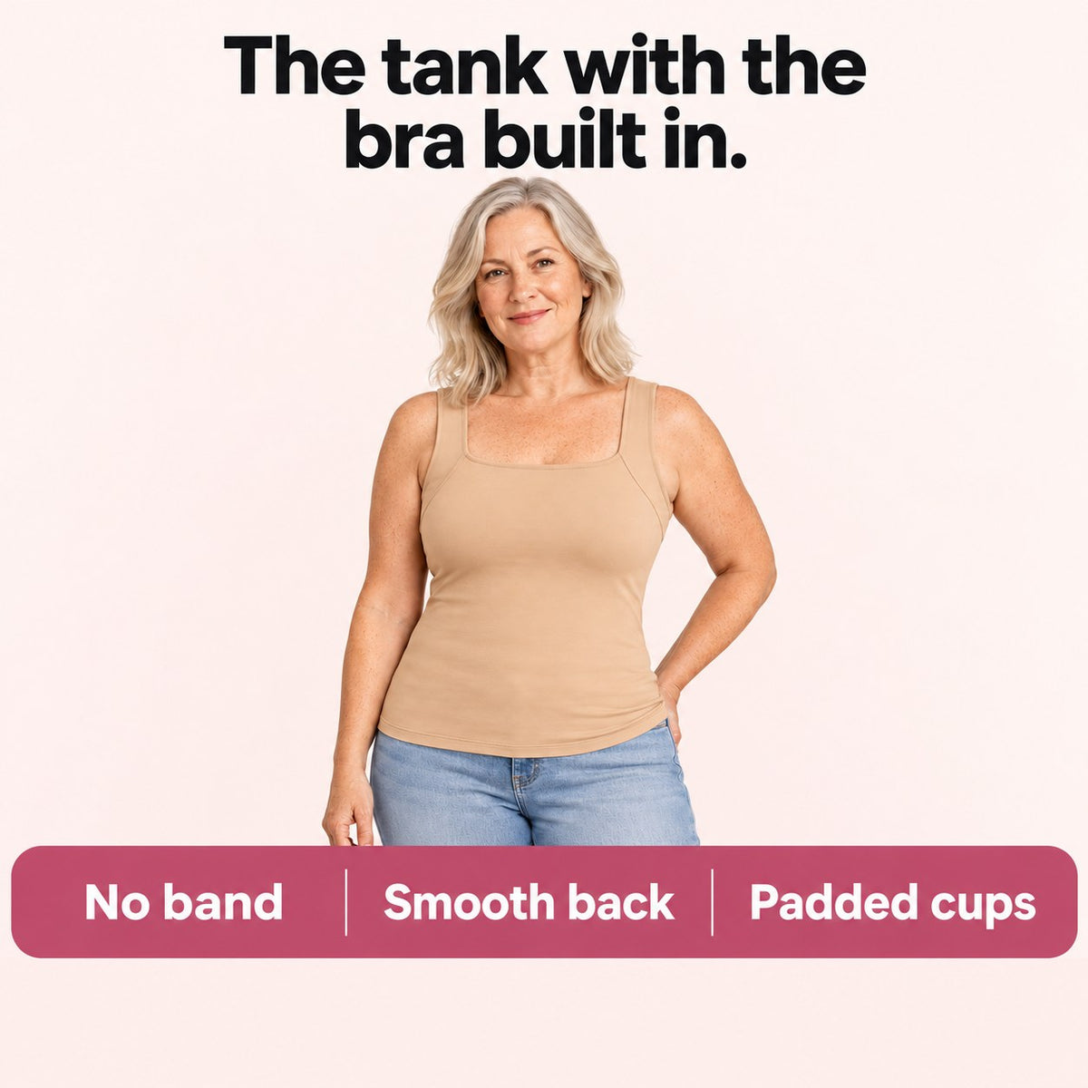 The Bra-Free Tank: the tank with the bra built in