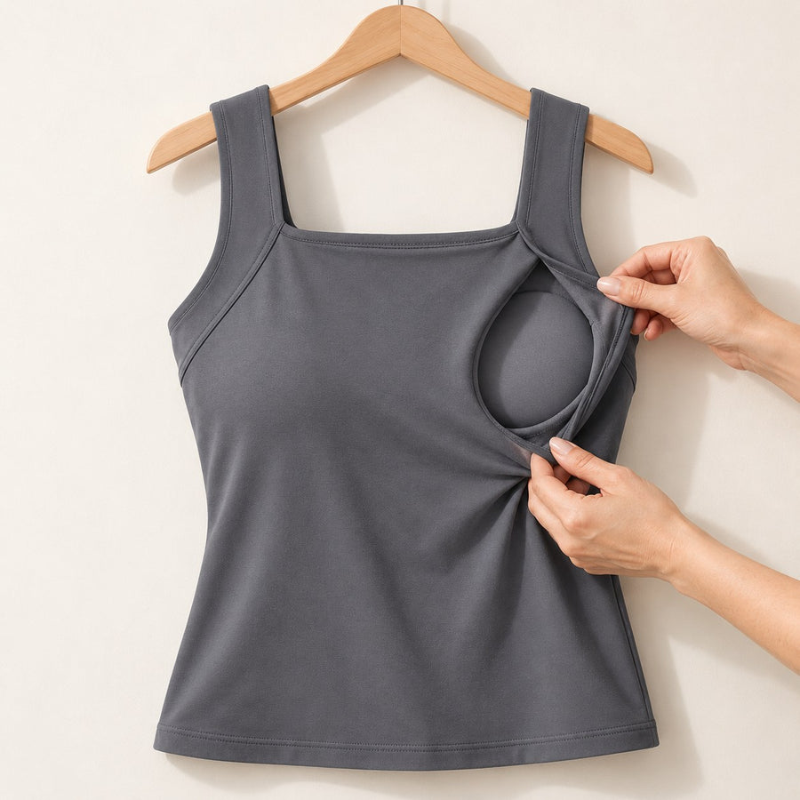 Padded shelf bra