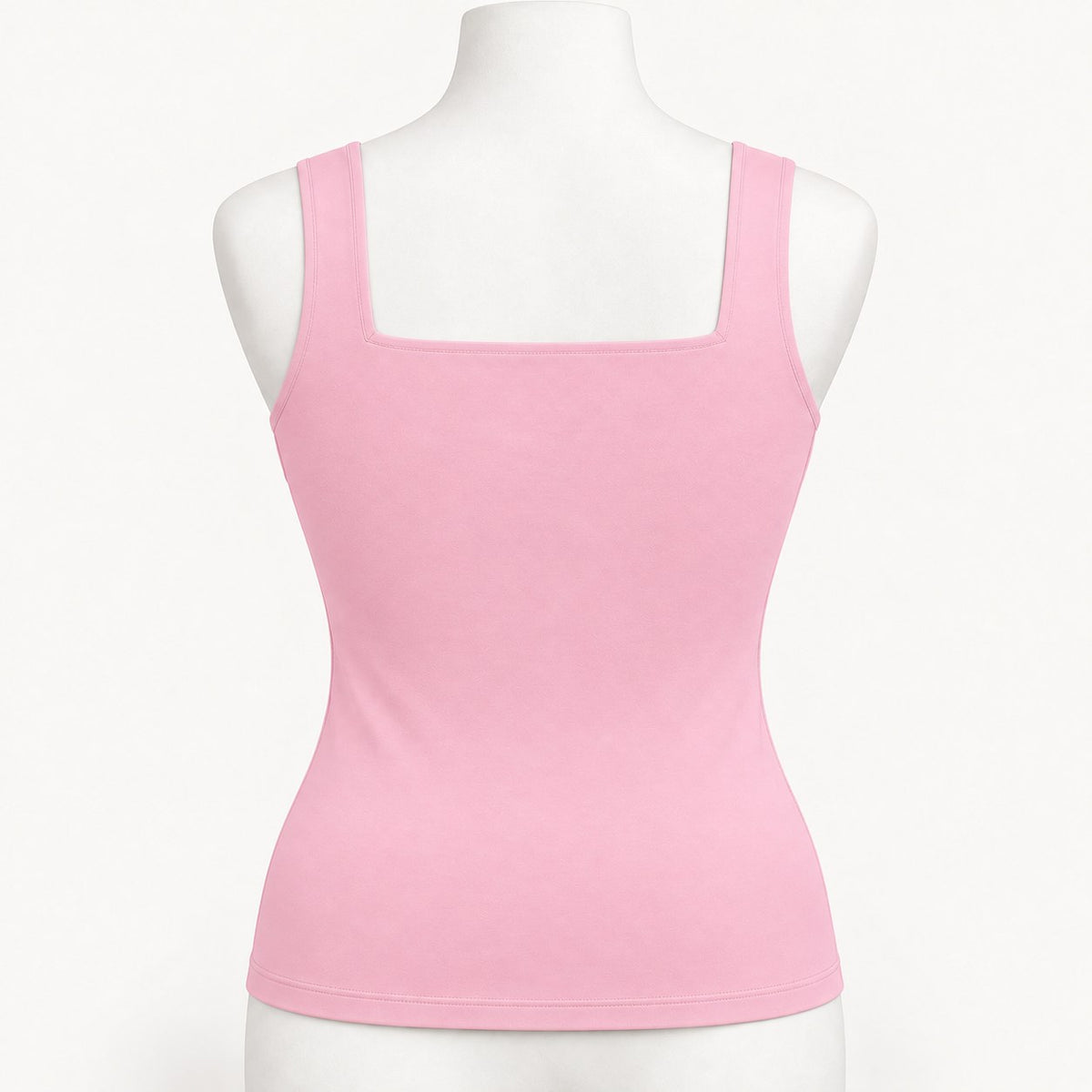 Pastel Pink Bra-Free Tank, back