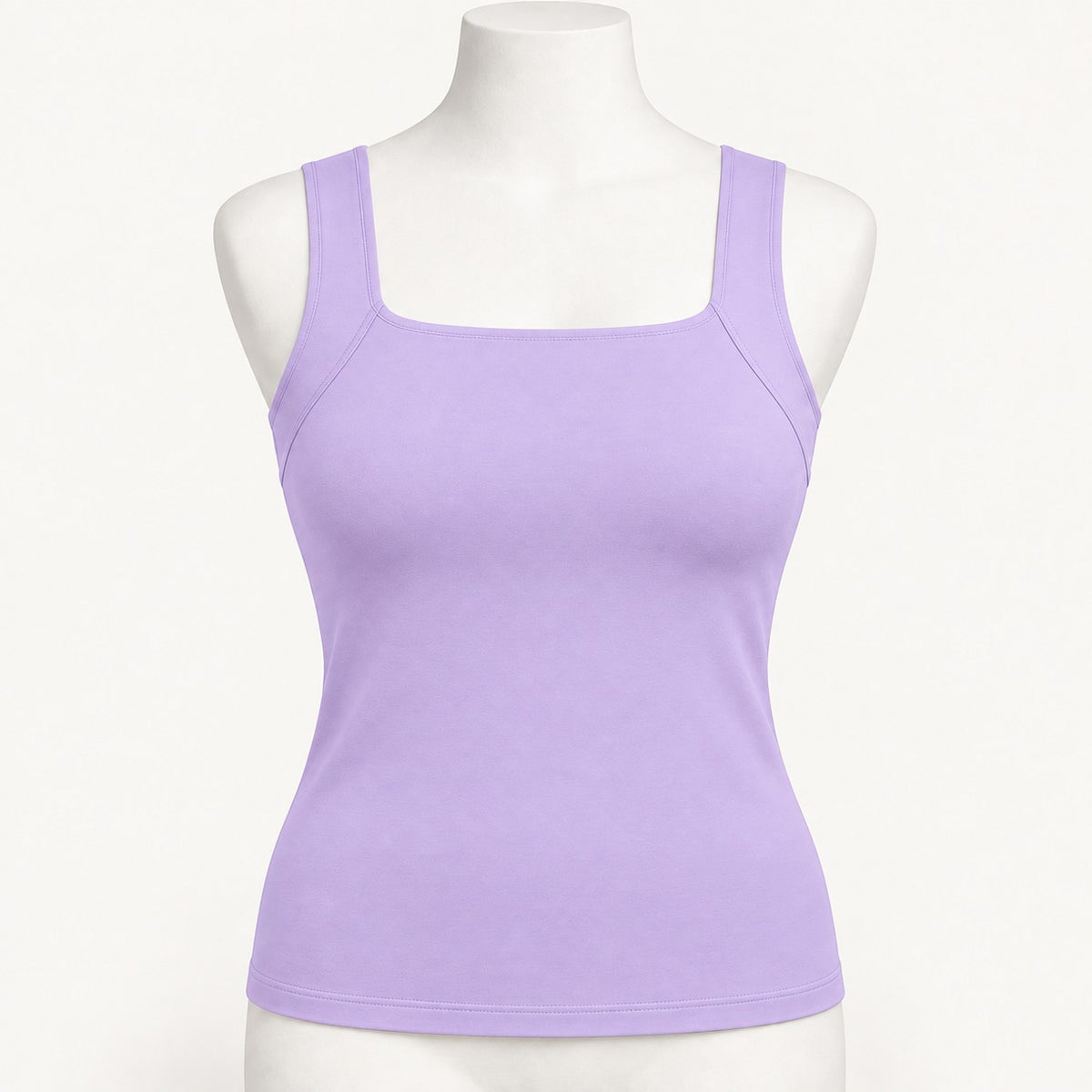 Pastel Purple Bra-Free Tank, front