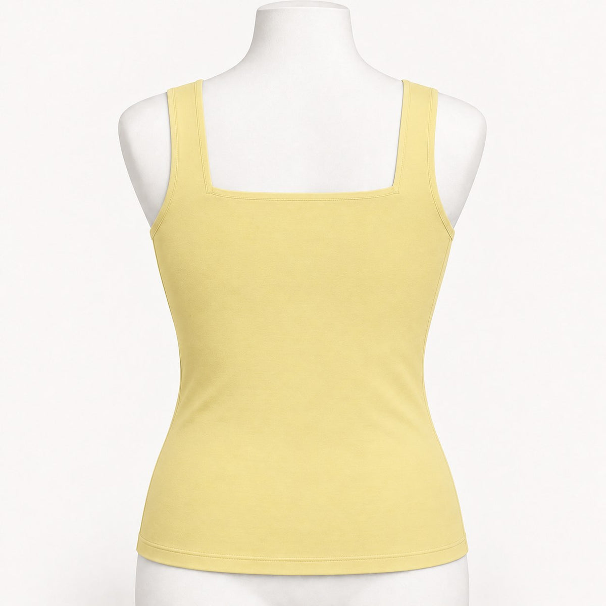 Pastel Yellow Bra-Free Tank, back