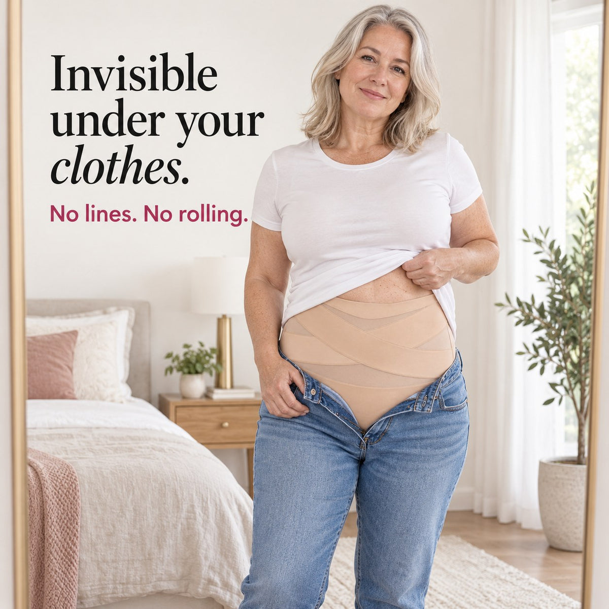 CoreWrap Brief invisible under jeans and a T-shirt